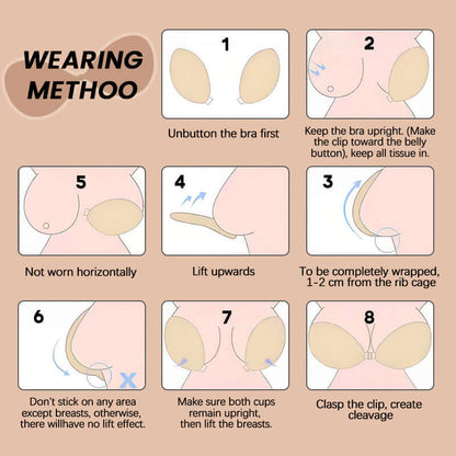 ADHESIVE INVISIBLE REUSABLE PUSH UP BRA - BUY 2 GET 1 FREE