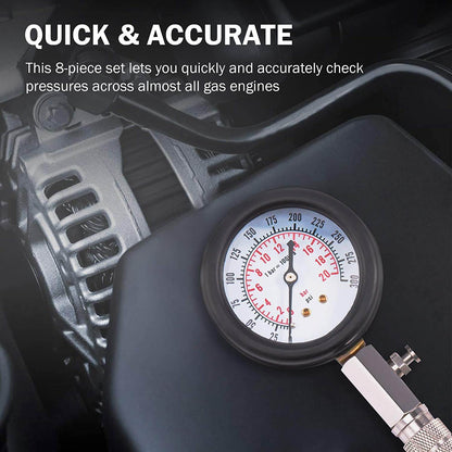 0-300 PSI Engine Compression Tester Kit