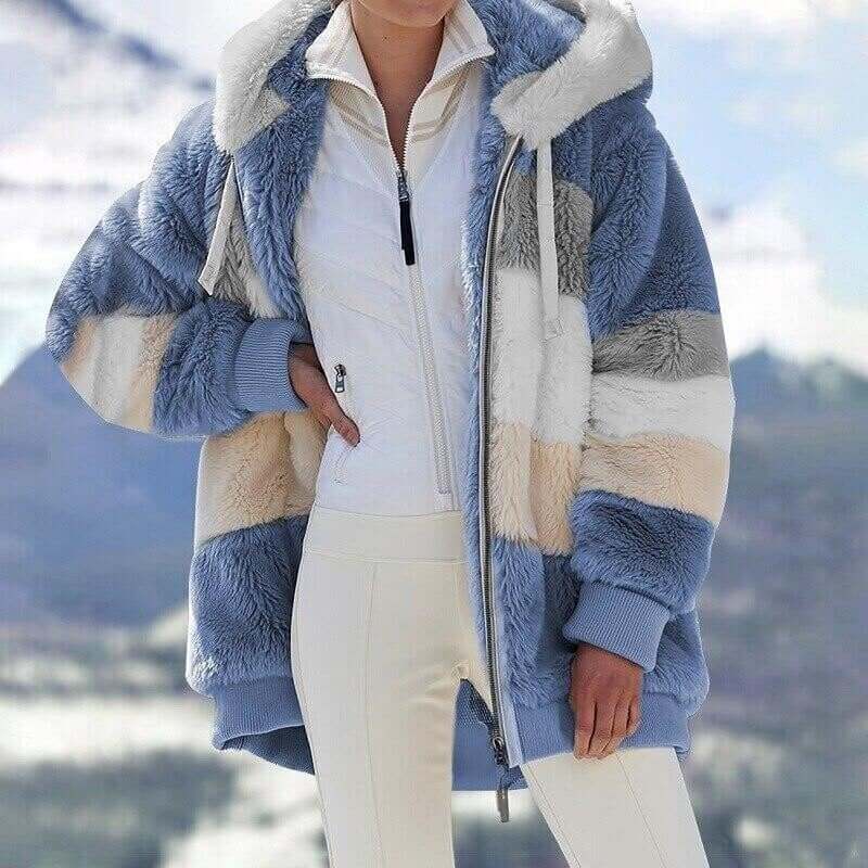 Hot Sale 49% OFF🐑Contrasting Lamb Wool Padded Coat👚