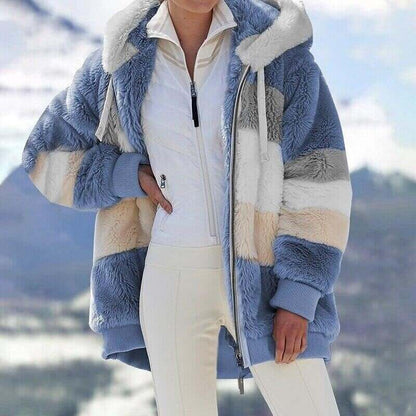 Hot Sale 49% OFF🐑Contrasting Lamb Wool Padded Coat👚