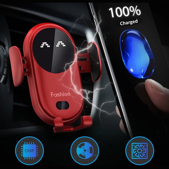 (🎅Early Christmas Sale 50% OFF🎄) 📱Smart Car Wireless Charger Phone Holder