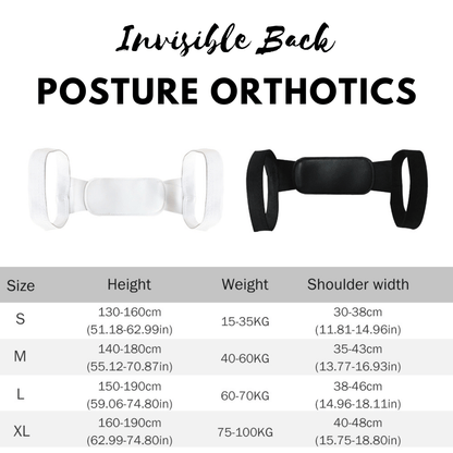 Invisible Back Posture Orthotics