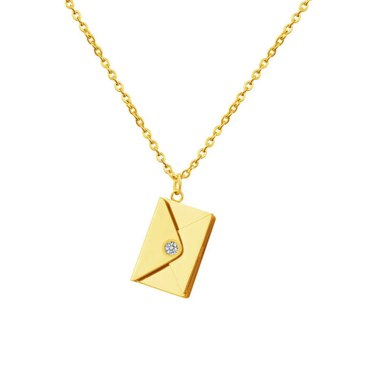 A Message of Love You'll Carry Always: 'Love You' Necklace
