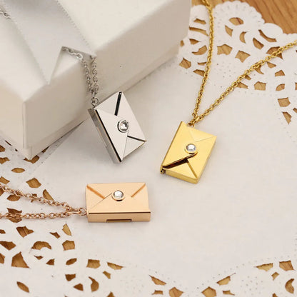A Message of Love You'll Carry Always: 'Love You' Necklace