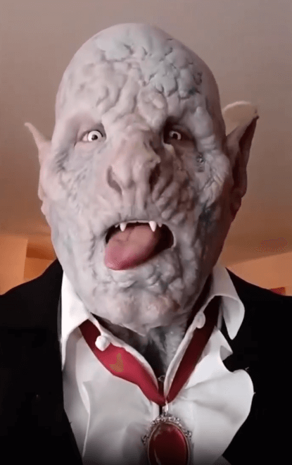 The Dracula Alvina Mask For Halloween 2025