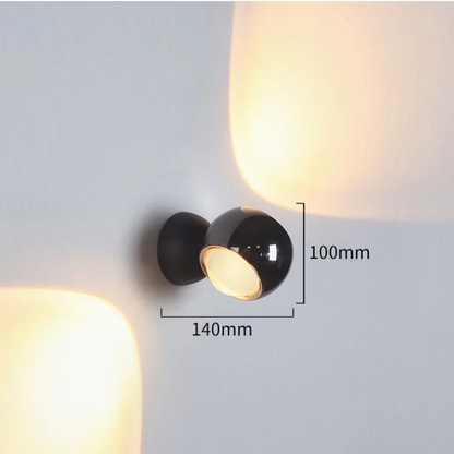 180° Rotatable Double Sided Wall Lamp
