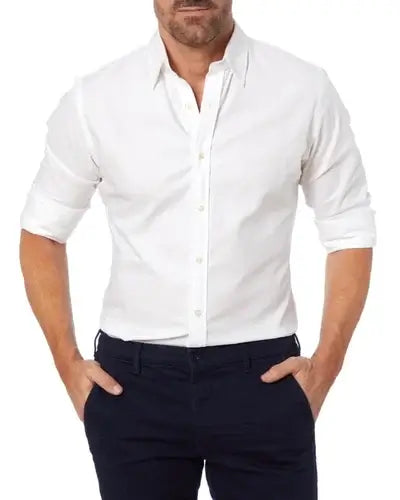 🔥Oxford Stretch Zip Shirt (Buy 2 Free Shipping)🔥