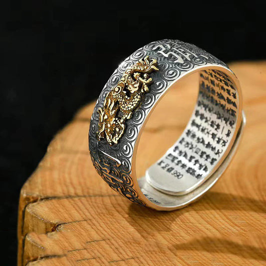 💍🕉️Feng Shui Pixiu Wealth & Protection Ring 🌌